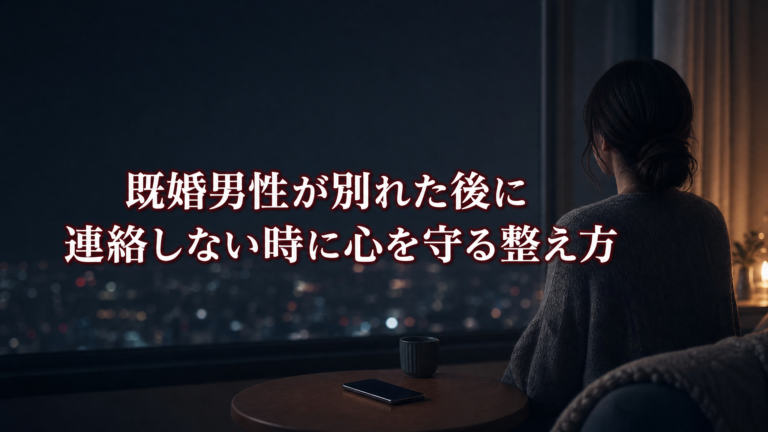 既婚男性が別れた後に連絡しない時に心と日常を守る整え方