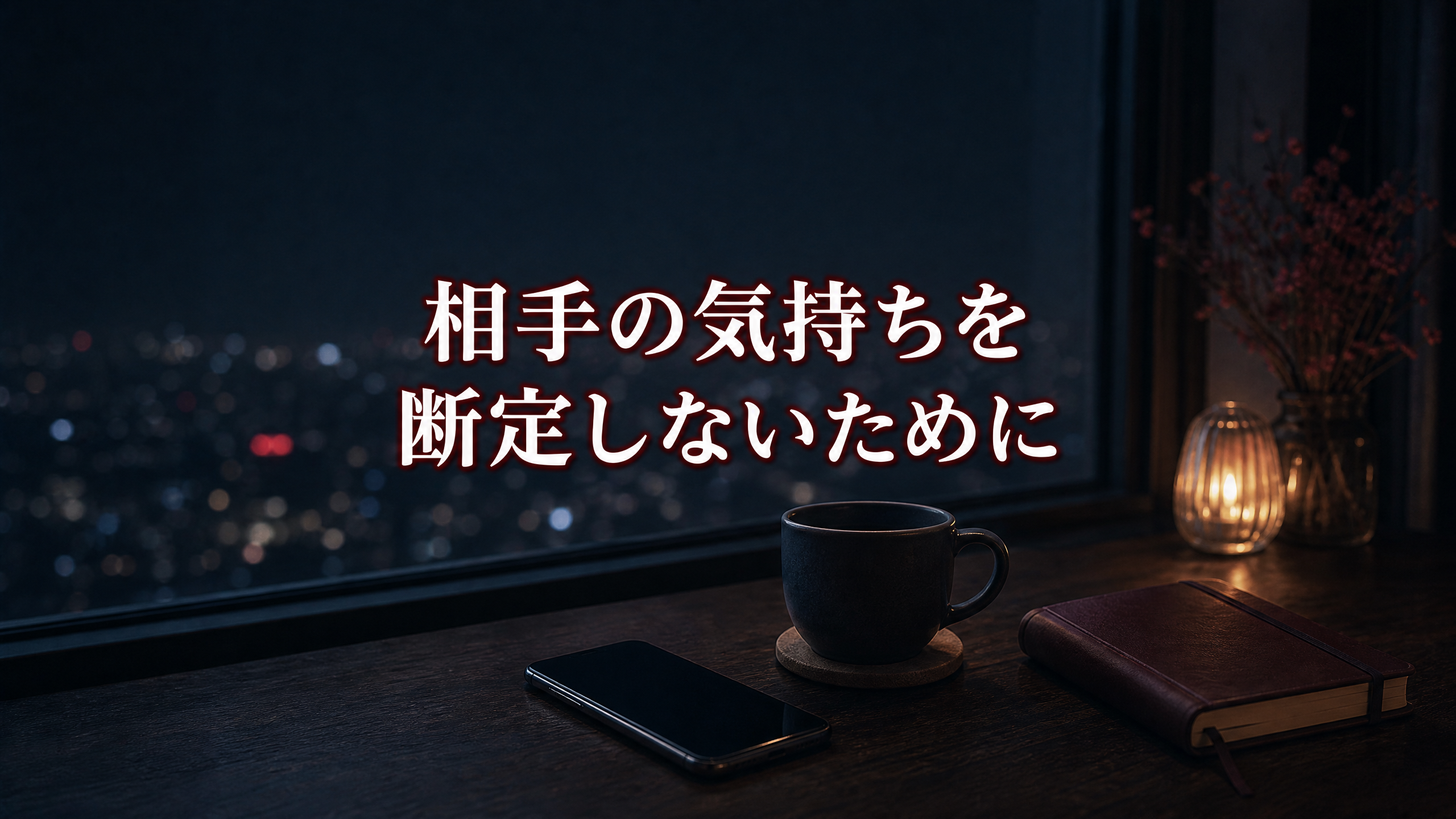 相手の気持ちを断定しないために