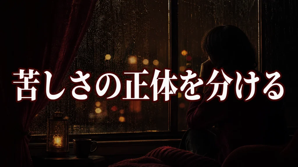 苦しさの正体を分けるアイキャッチ画像