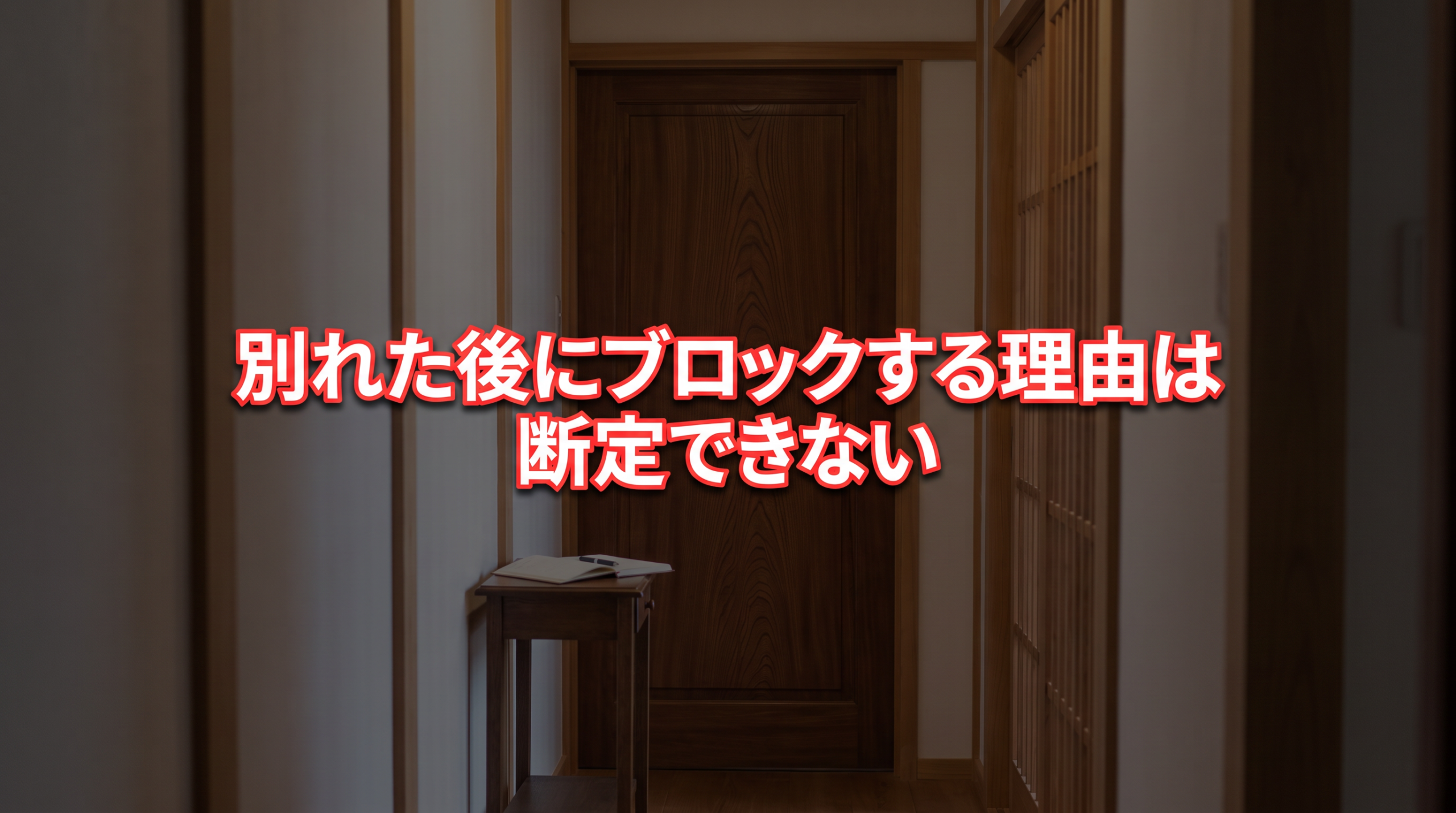 既婚男性が別れた後にブロックする理由は断定できない