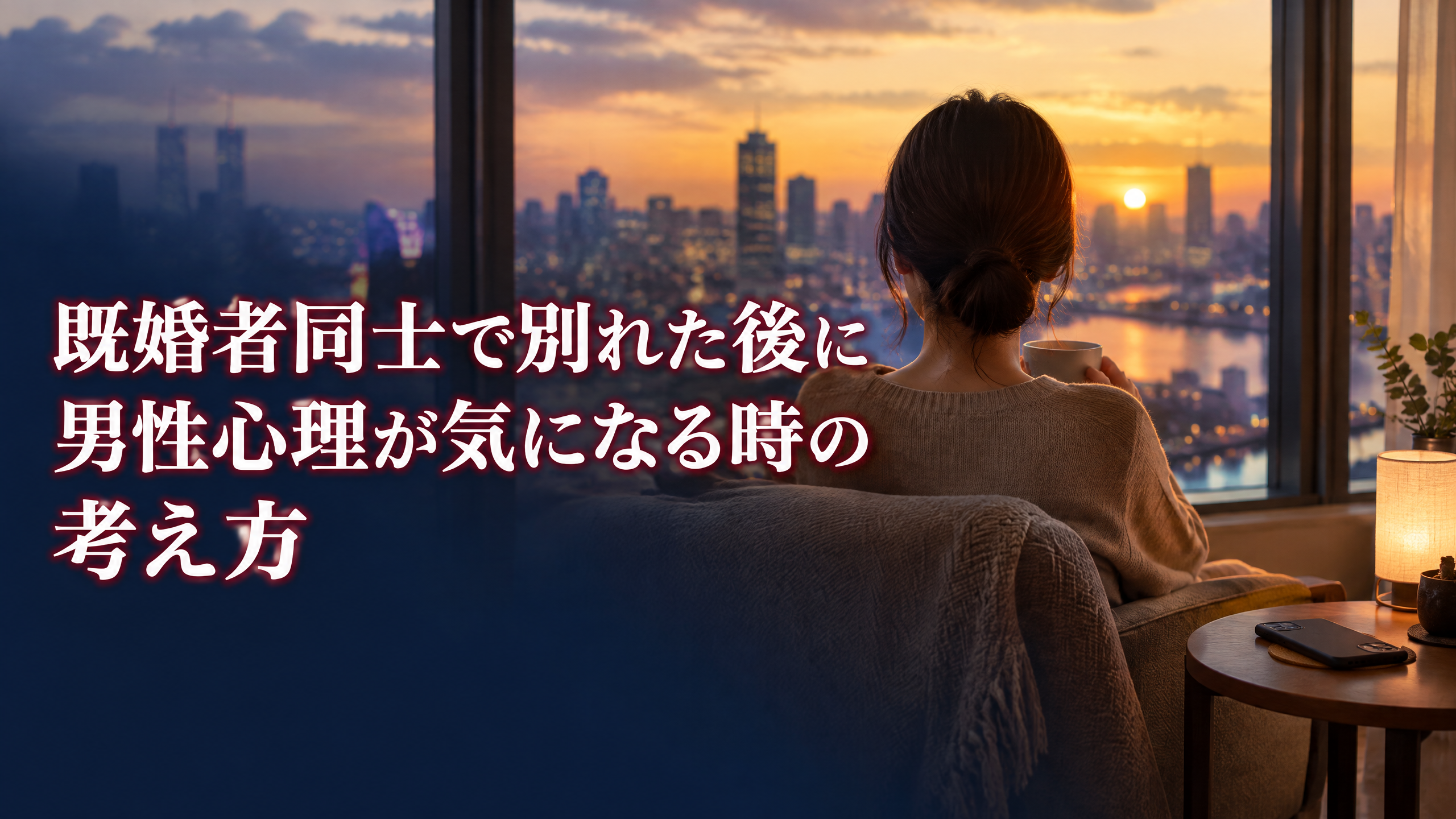 既婚者同士で別れた後に男性心理が気になる時の考え方